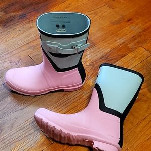 Hunter boots w/shearling insoles